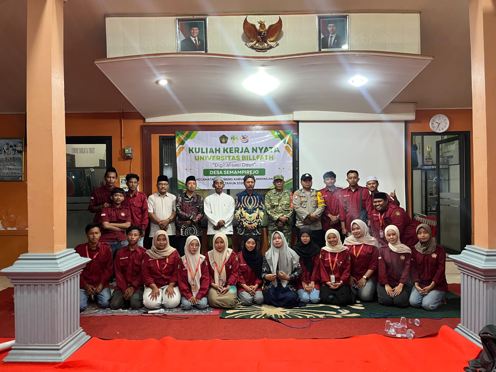Mahasiswa KKN Universitas Billfath Wujudkan Digitalisasi Semampirejo Lewat Portal Website Resmi